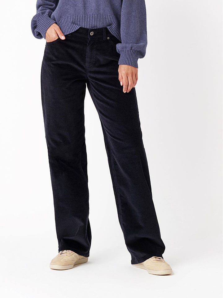 Toni Spodnie sztruksowe w kolorze granatowym rozmiar: 40K