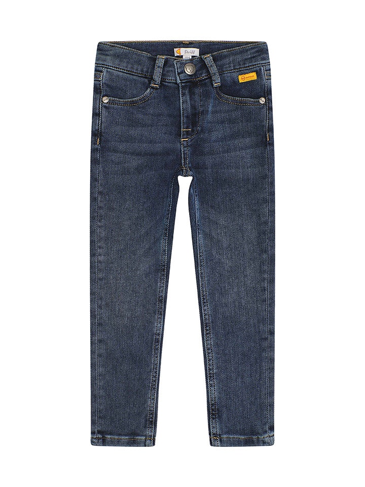 Steiff Dżinsy - Regular fit - w kolorze niebieskim rozmiar: 122