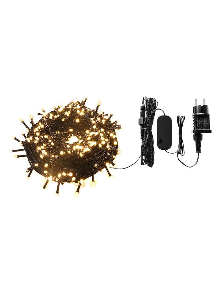 Woox Łańcuch świetlny LED "R5170" w kolorze ciepłej bieli - dł. 40 m rozmiar: onesize