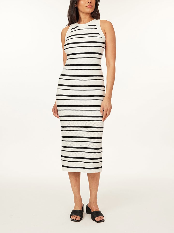 Scotch & Soda Sukienka w kolorze kremowo-czarnym rozmiar: S