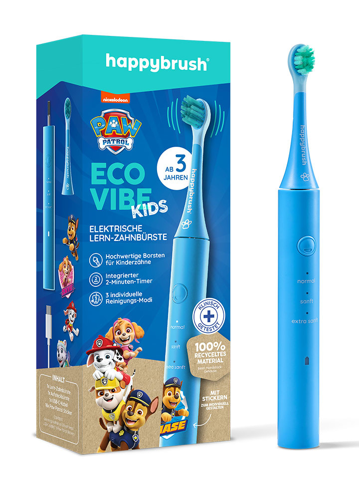 happybrush Szczoteczka do zębów "Eco Vibe Kids" w kolorze niebieskim do nauki rozmiar: onesize