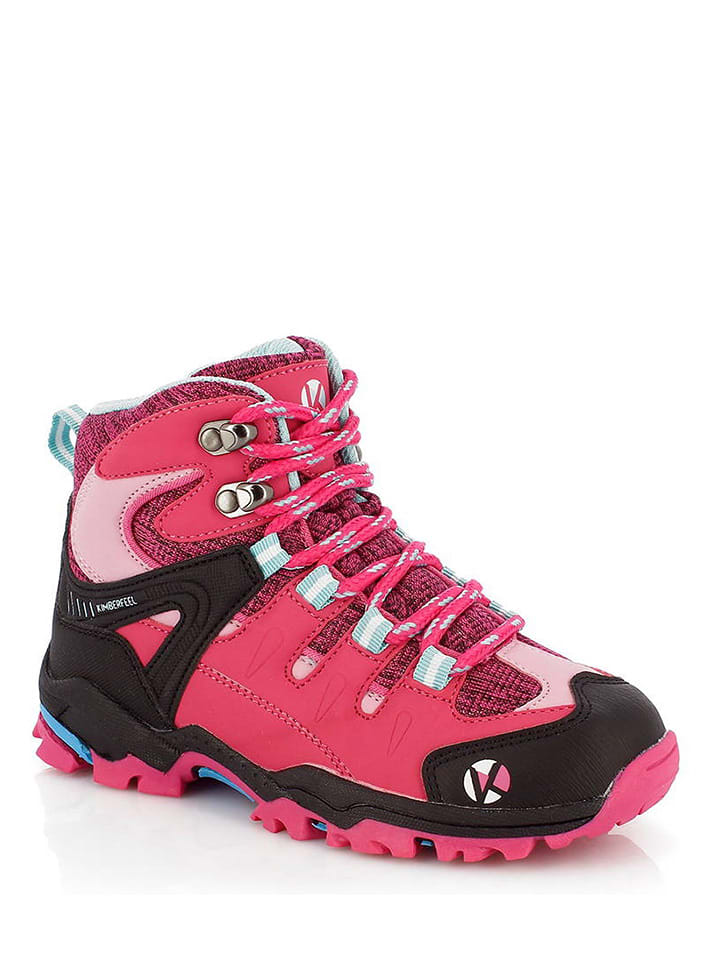 Kimberfeel Botki turystyczne "Climb" w kolorze czarno-różowym rozmiar: 37