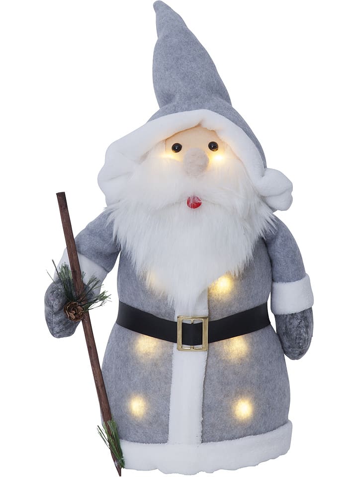 Best Season Dekoracyjna figurka LED "Joylight" w kolorze szarym - 20 x 38 x 15 cm rozmiar: onesize