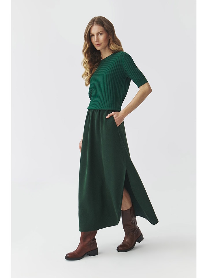 TATUUM Spódnica w kolorze ciemnozielonym rozmiar: 44