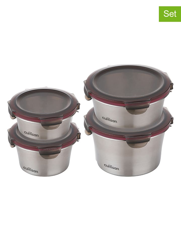 CUITISAN Pojemniki (4 szt.) "Flora" rozmiar: onesize