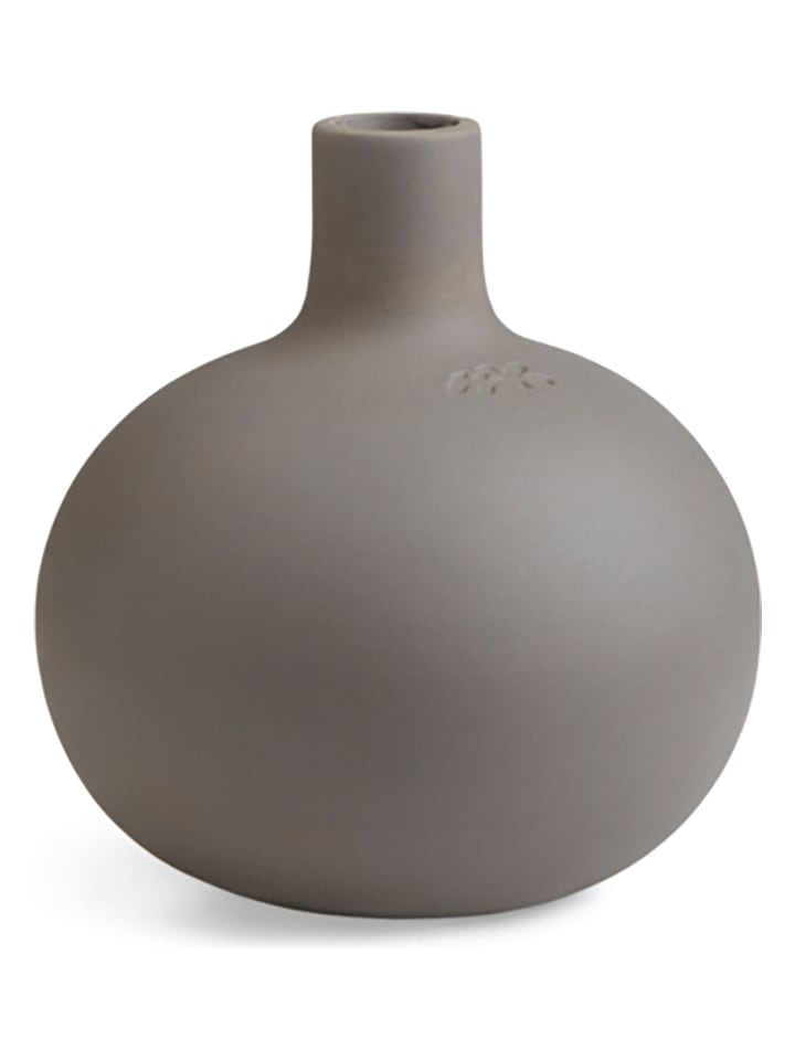 Kähler Świecznik "Globo" w kolorze szarym - wys. 16,5 x Ø 15 cm rozmiar: onesize