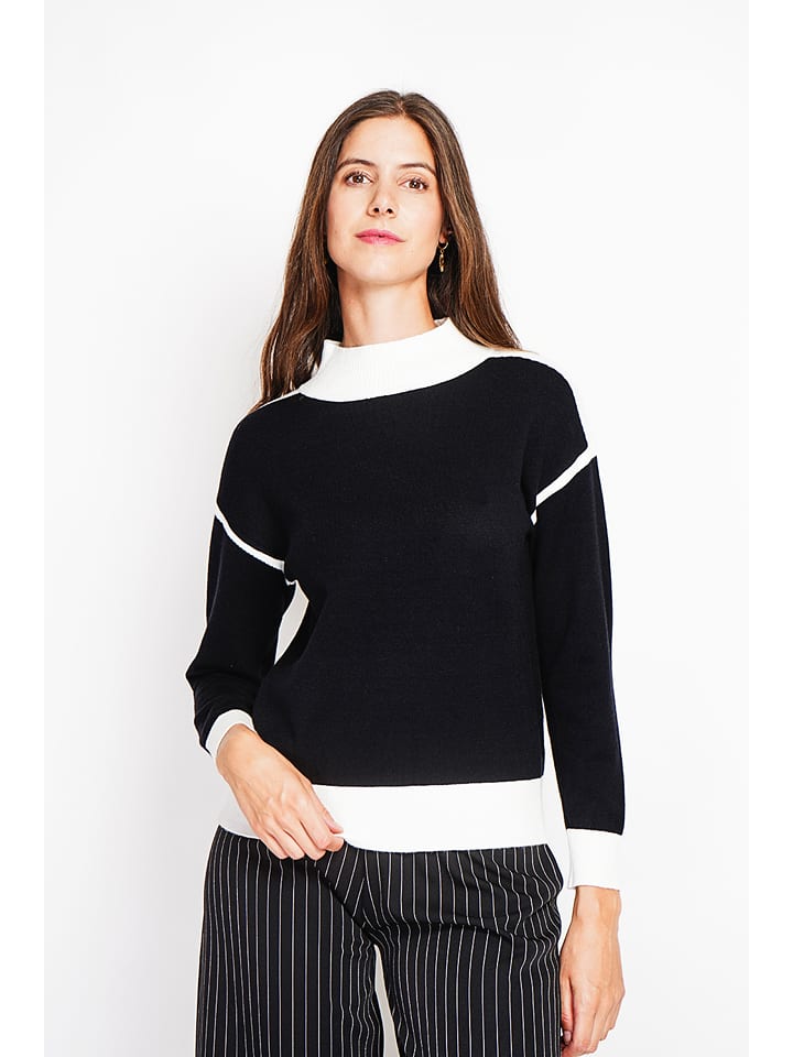 William de Faye Sweter w kolorze czarno-białym rozmiar: 34