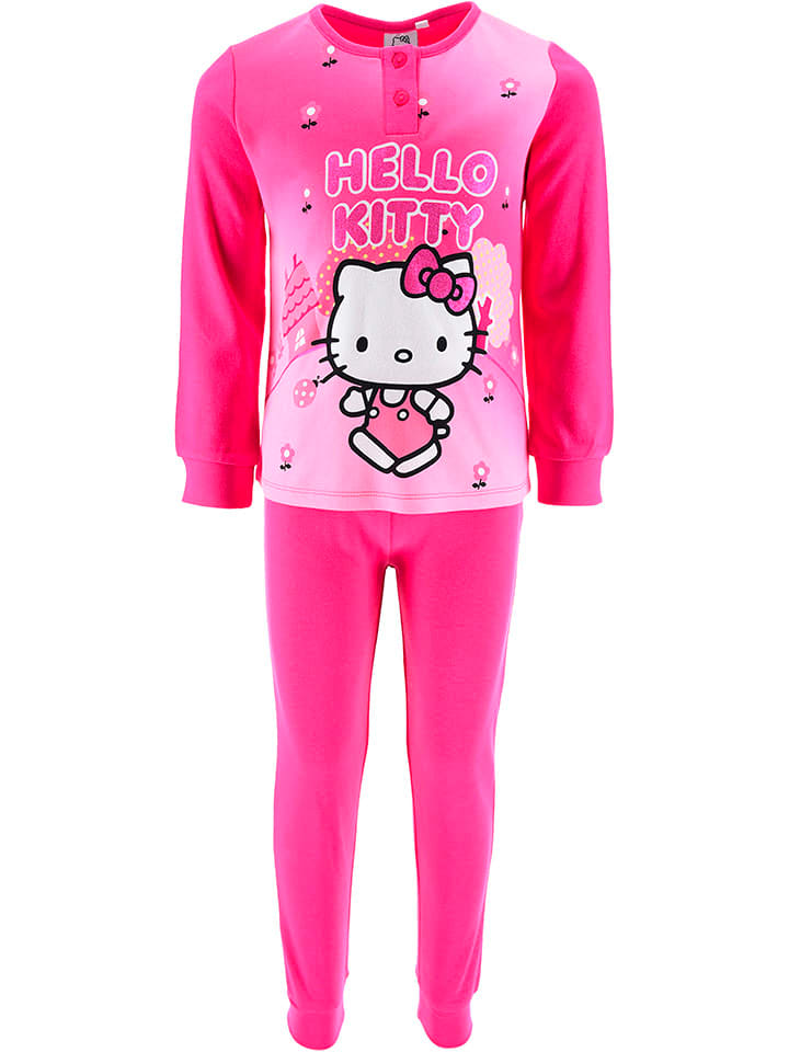 Hello Kitty Piżama "Hello Kitty" w kolorze różowym rozmiar: 98