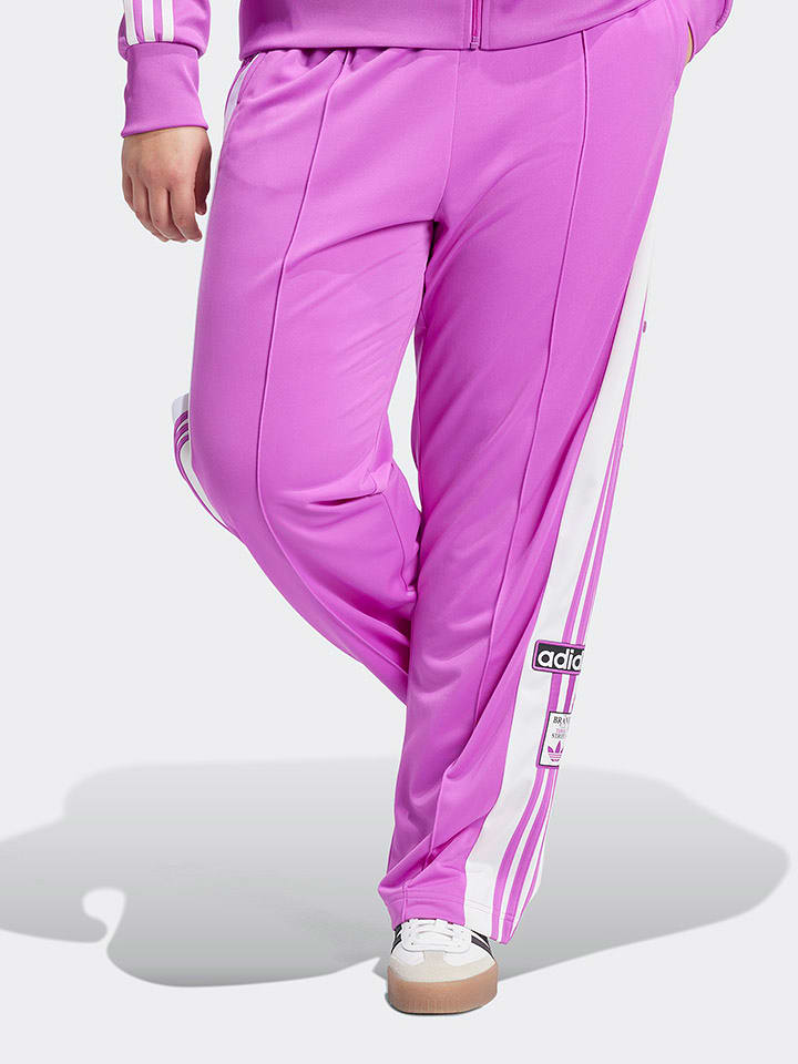 adidas Spodnie dresowe w kolorze różowo-białym rozmiar: 2X