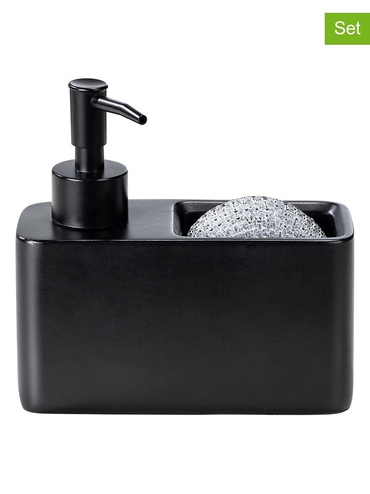 Wenko 2-częściowy zestaw "Resa" w kolorze czarnym rozmiar: onesize