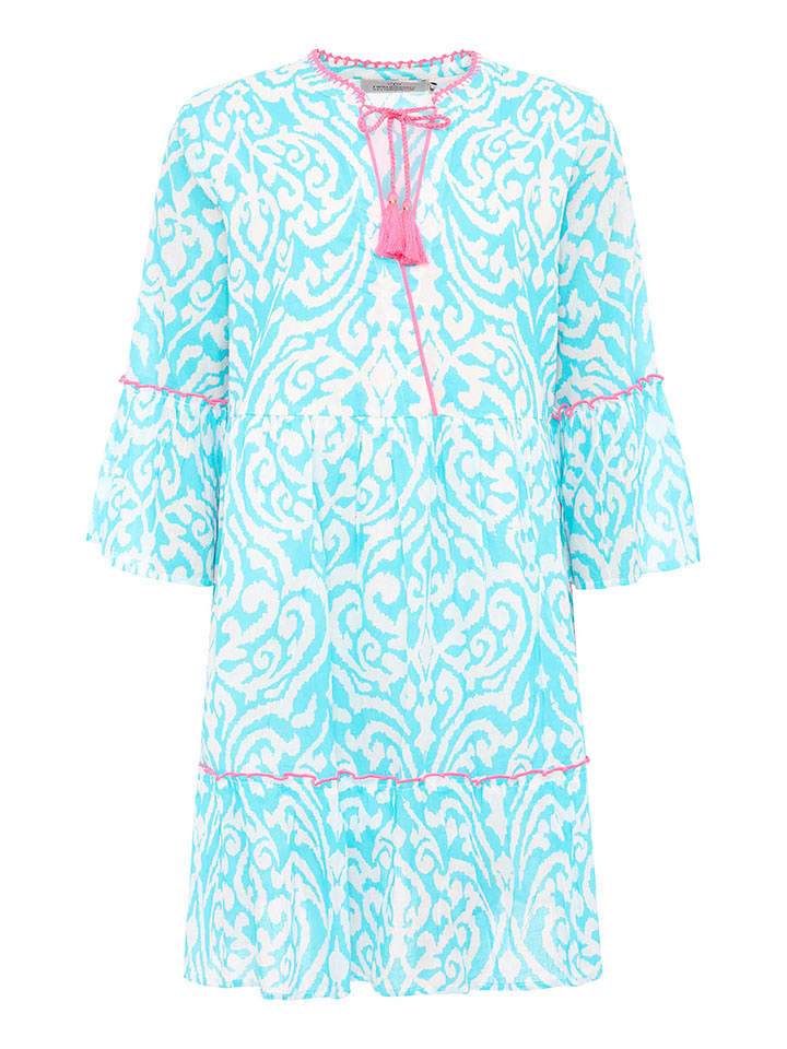 Zwillingsherz Sukienka w kolorze turkusowym rozmiar: S/M