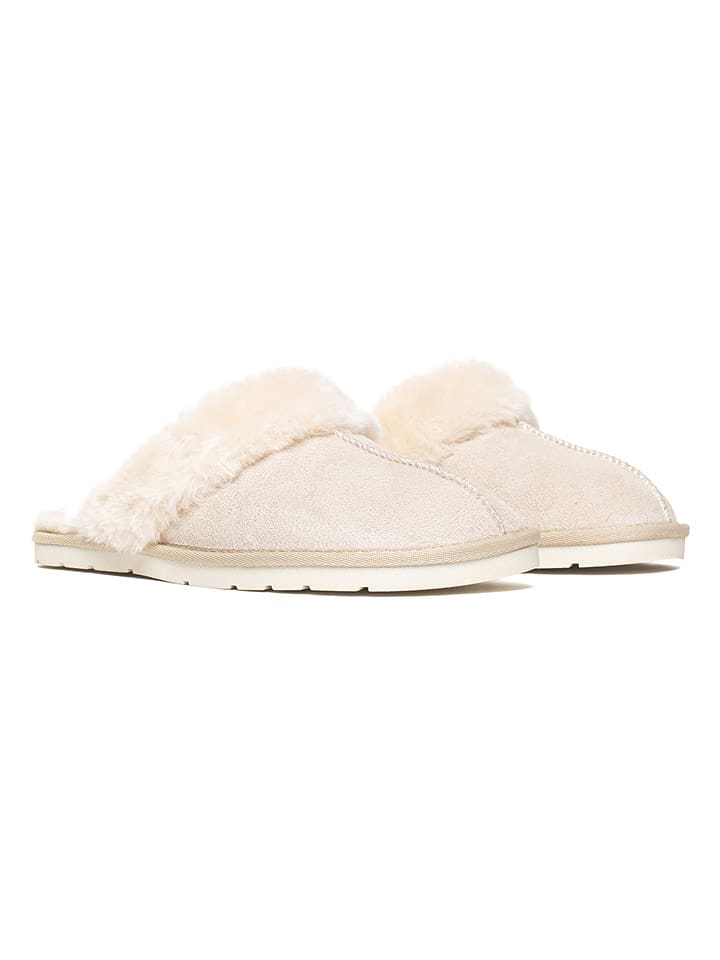 Blackfield Kapcie "Emilija" w kolorze kremowym rozmiar: 37