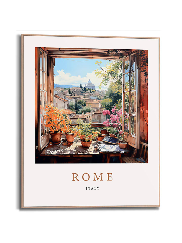 Orangewallz Druk artystyczny w ramce rozmiar: 40x50 cm