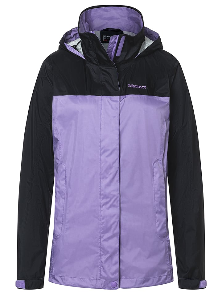Marmot Kurtka funkcyjna "PreCip Eco" w kolorze lawendowo-czarnym rozmiar: XS