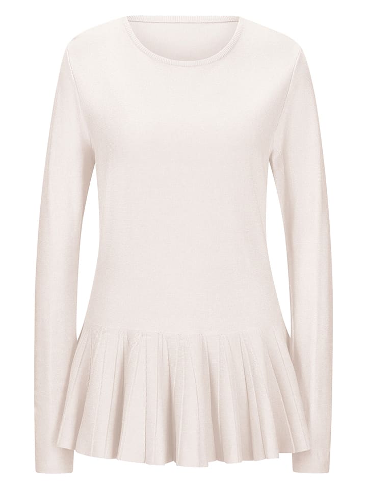 Heine Sweter w kolorze kremowym rozmiar: 34