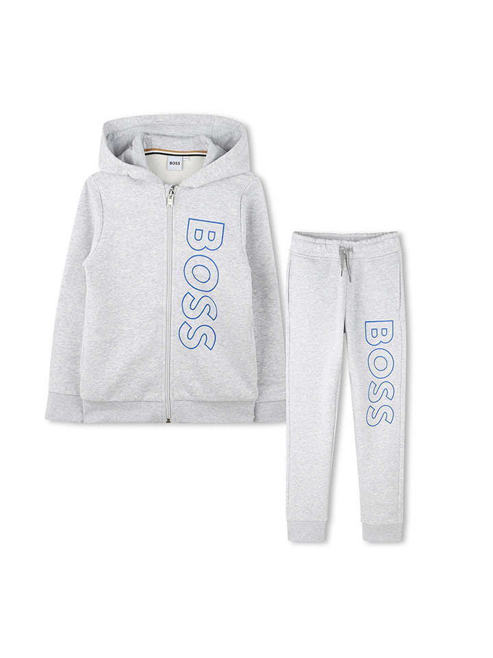 Hugo Boss Kids 2-częściowy zestaw w kolorze szarym rozmiar: 116