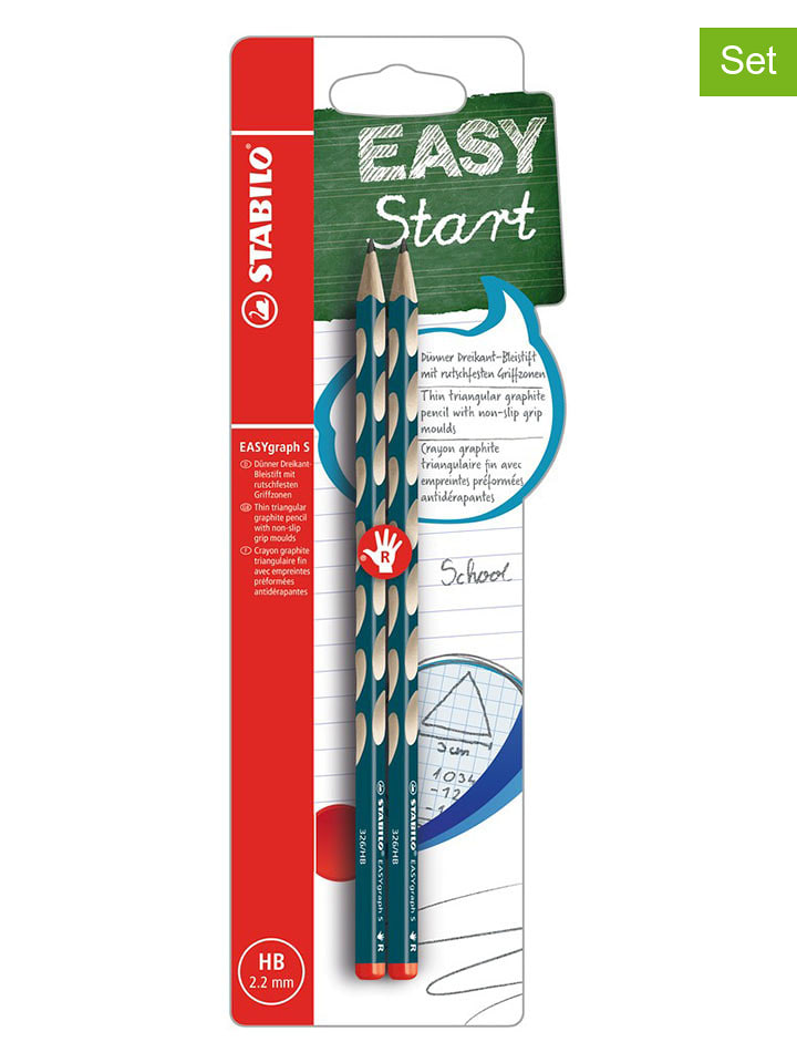 STABILO Ołówki (4 szt.) "STABILO EASYgraph S" dla praworęcznych rozmiar: onesize