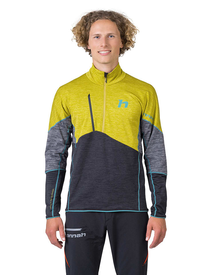 Hannah Koszulka funkcyjna "Niro" w kolorze żółto-szarym rozmiar: L