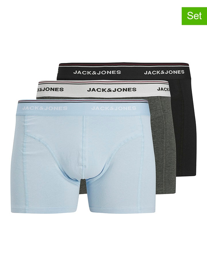 JACK & JONES Junior Bokserki (3 pary) "Avery" w różnych kolorach rozmiar: 140