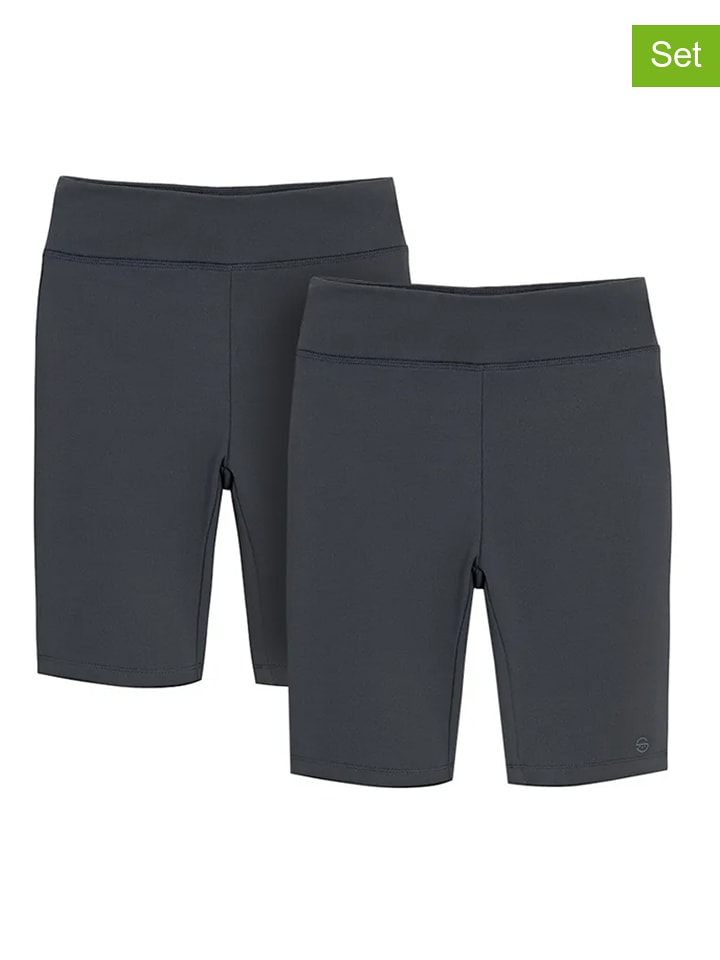 COOL CLUB Spodenki kolarskie (2 pary) w kolorze czarnym rozmiar: 104