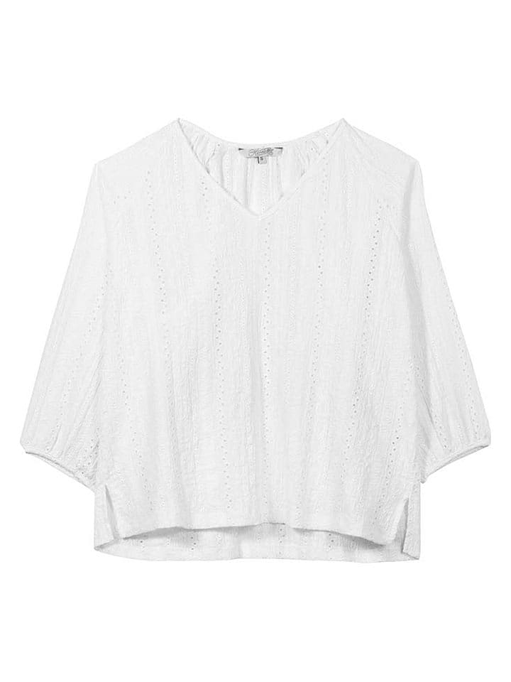 Herrlicher Bluzka "Norina" w kolorze białym rozmiar: M