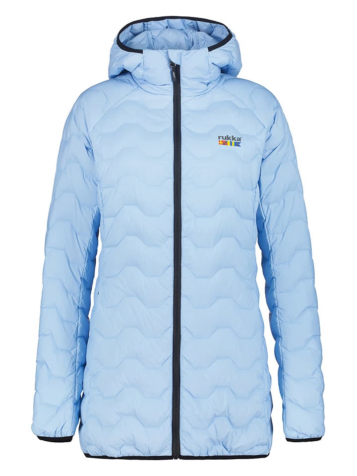 rukka Kurtka puchowa "Pansio" w kolorze błękitnym rozmiar: 38