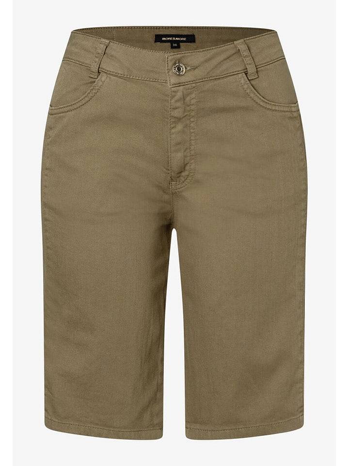 More & More Bermudy dżinsowe w kolorze khaki rozmiar: 42