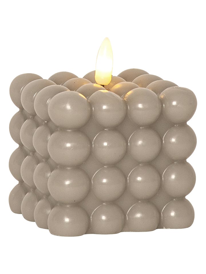STAR Trading Świeca LED "Flame Dot" w kolorze beżowym rozmiar: onesize
