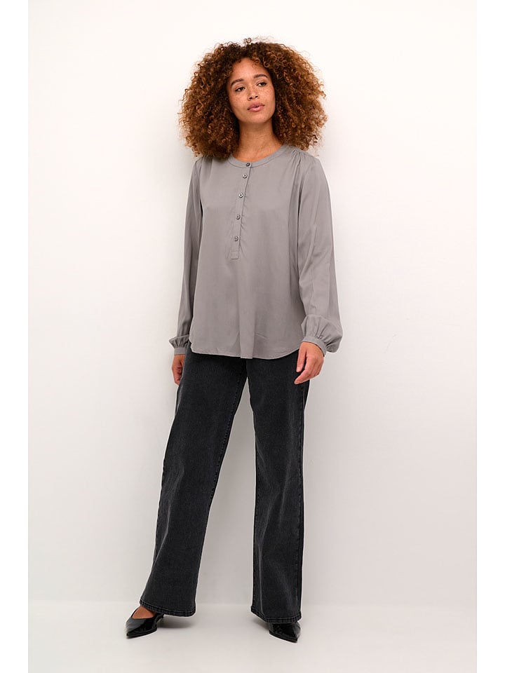 Kaffe Bluzka w kolorze szarym rozmiar: 44