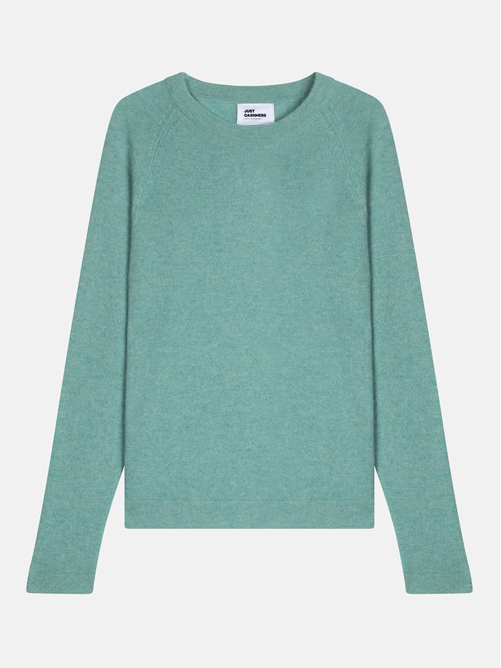 Just Cashmere Kaszmirowy sweter "Jane" w kolorze turkusowym rozmiar: S