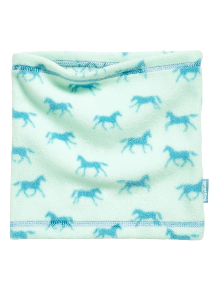 Playshoes Polarowy szal-koło w kolorze turkusowym - 23 x 23 cm rozmiar: onesize