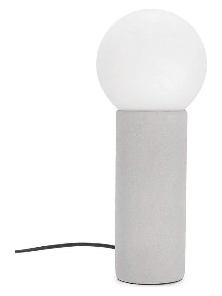 Bizzotto Lampa stołowa "Jael" w kolorze białym - wys. 35,5 x Ø 15 cm rozmiar: onesize