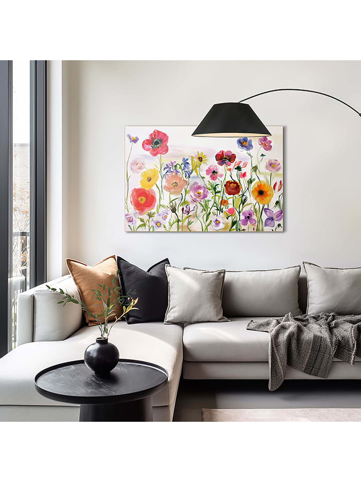 Orangewallz Druk artystyczny "Wildflower Field" w ramce rozmiar: 60x90 cm