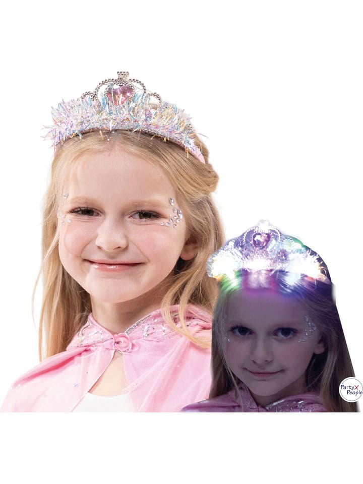 Party x People Diadem w kolorze różowym rozmiar: onesize