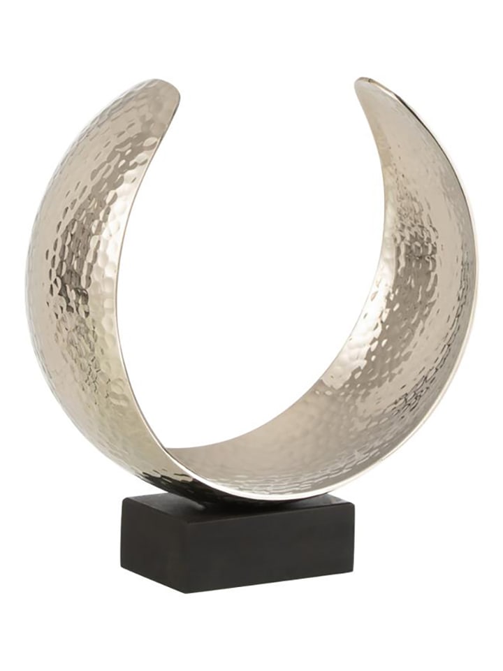 J Line Figurka dekoracyjna w kolorze srebrnym - 25,5 x 26 x 10 cm rozmiar: onesize