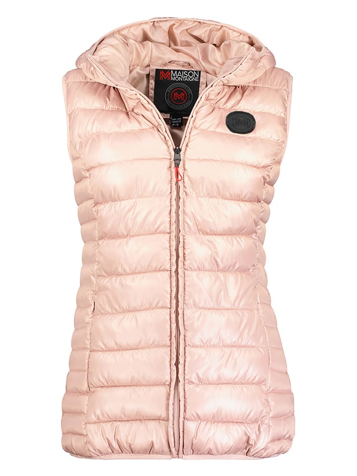 Maison Montaigne Kamizelka pikowana "Annemai" w kolorze jasnoróżowym rozmiar: S