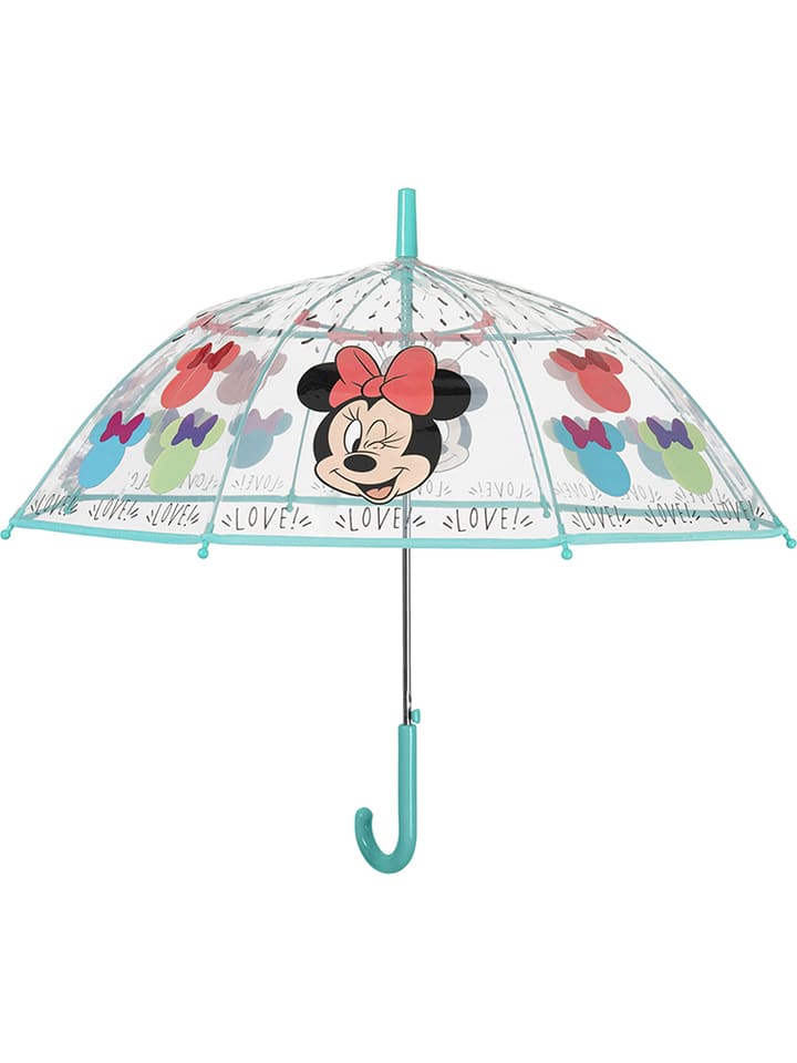 PERLETTI Parasol dziecięcy "Minnie" w kolorze turkusowym - Ø 74 cm rozmiar: onesize