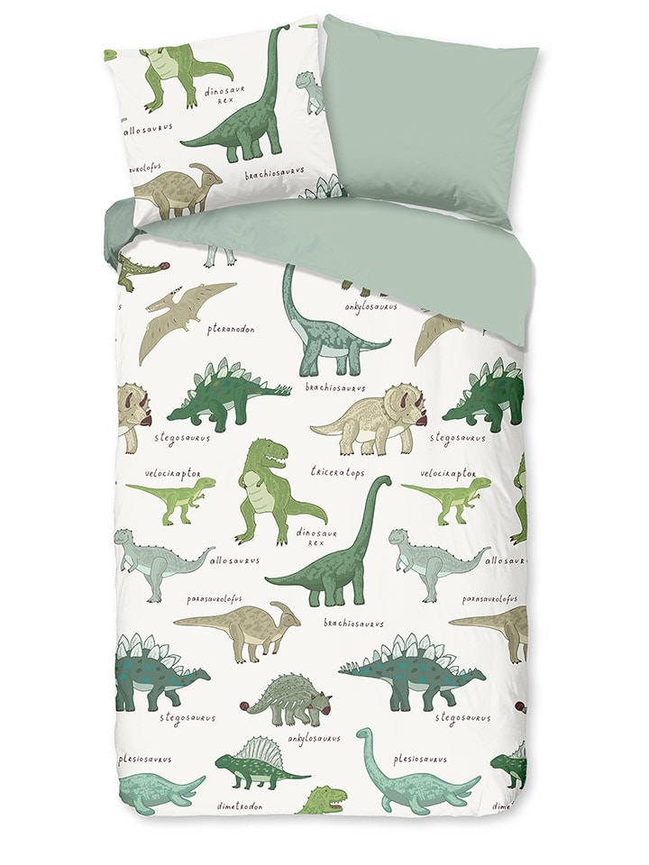 Good Morning Komplet pościeli "Beata" w kolorze zielonym rozmiar: 140x220 cm