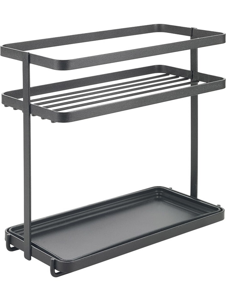 metaltex Regał "Lava" w kolorze czarnym na przyprawy - 22 x 28 x 11 cm rozmiar: onesize