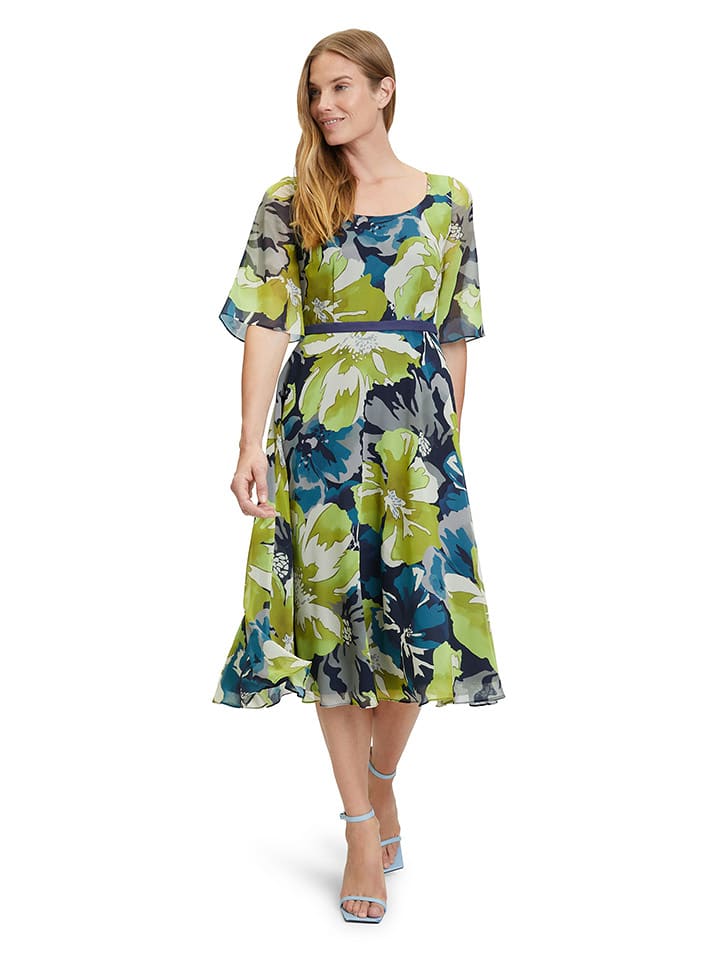 Vera Mont Sukienka w kolorze zielono-niebieskim rozmiar: 40