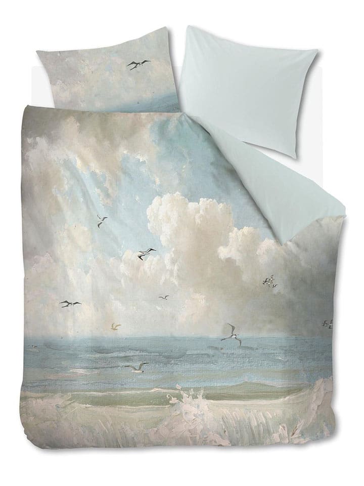 At Home Komplet pościeli "Seaclouds" w kolorze błękitnym rozmiar: 135x200 cm