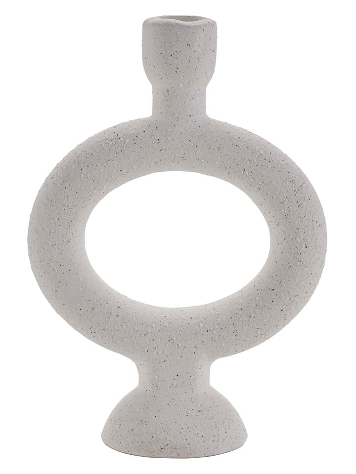 Bahne Świecznik w kolorze białym - (S)14 x (W)20,5 x (G)7,5 cm rozmiar: onesize