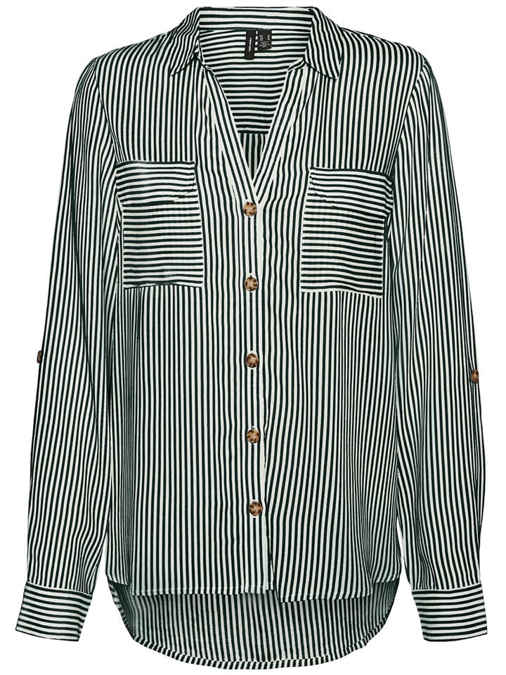 Vero Moda Koszula w kolorze biało-czarnym rozmiar: XXL