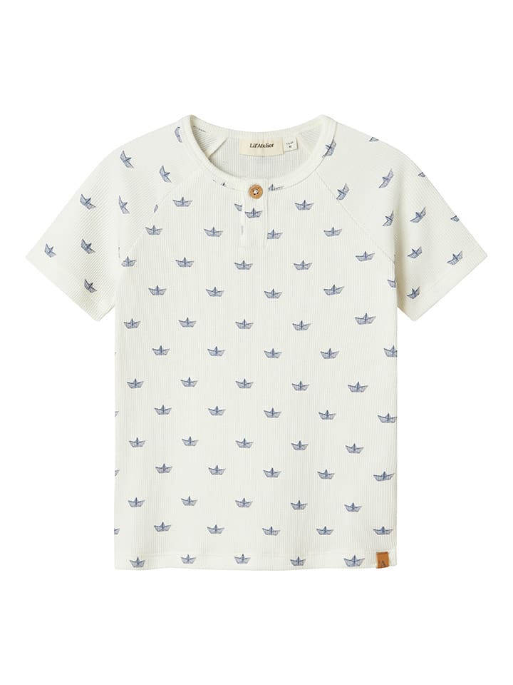 Lil Atelier Koszulka "Lavo" w kolorze białym rozmiar: 104