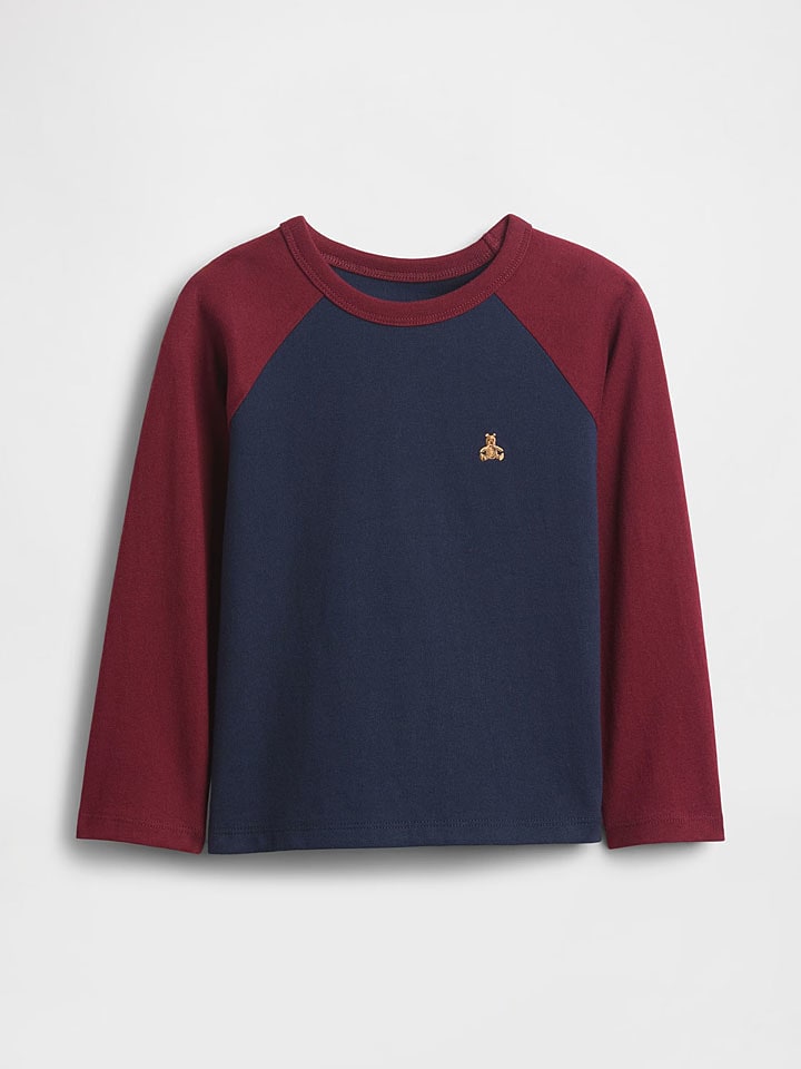 GAP Koszulka w kolorze granatowo-czerwonym rozmiar: 80/86