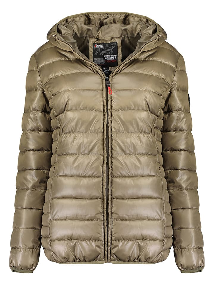 Canadian Peak Kurtka pikowana "Colombiana Hood" w kolorze oliwkowym rozmiar: 152