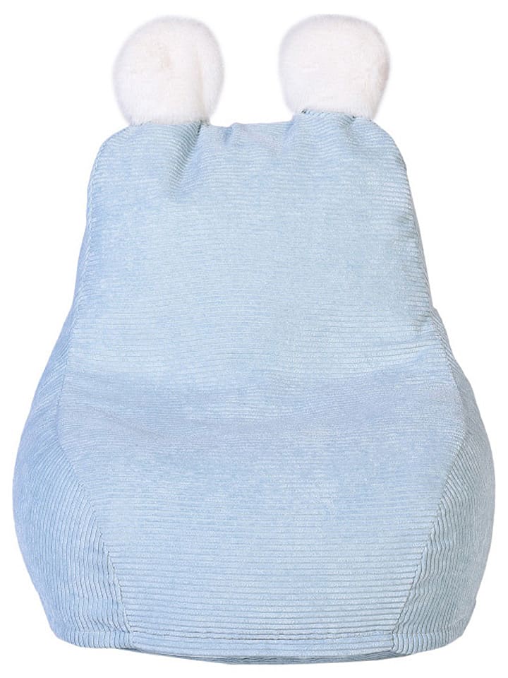 The Home Deco Kids Siedzisko "Ted" w kolorze błękitnym - 40 x 70 x 62 cm rozmiar: onesize