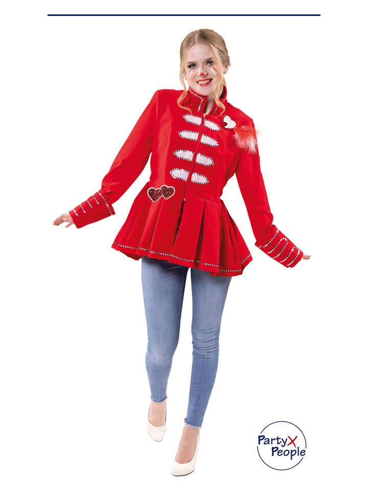 Party x People Kurtka kostiumowa w kolorze czerwonym rozmiar: 36