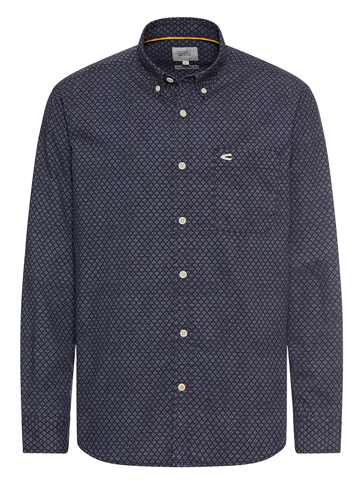 Camel Active Koszula - Regular fit - w kolorze granatowym rozmiar: L