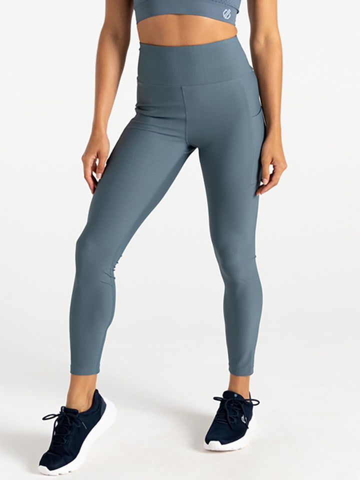 Dare 2b Legginsy sportowe "Hustle" w kolorze szarym rozmiar: 46